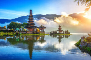 Temple in Bali, Indonesia.